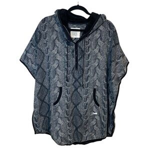 Kensie - Ultra Soft Fleece Poncho - S/M